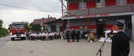 Uroczystość 40-lecia Ochotniczej Straży Pożarnej w Sokołowie Górnym i przekazania pojazdu