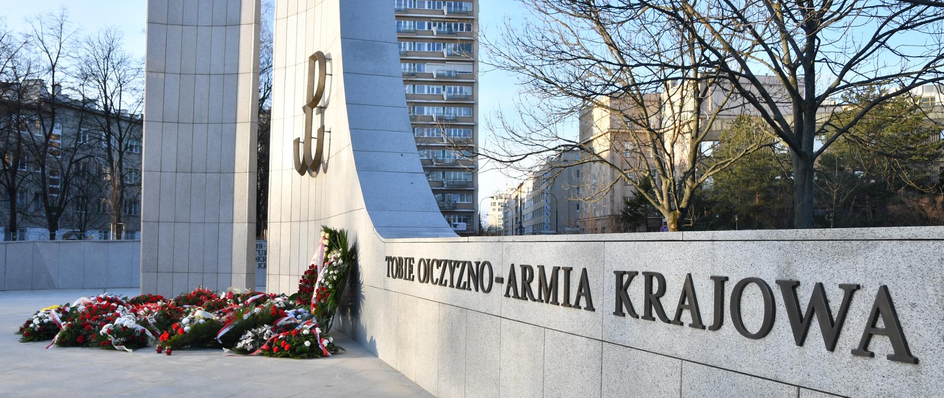 Monument of the Polish Underground State and the Home Army. Warsaw - Poland.