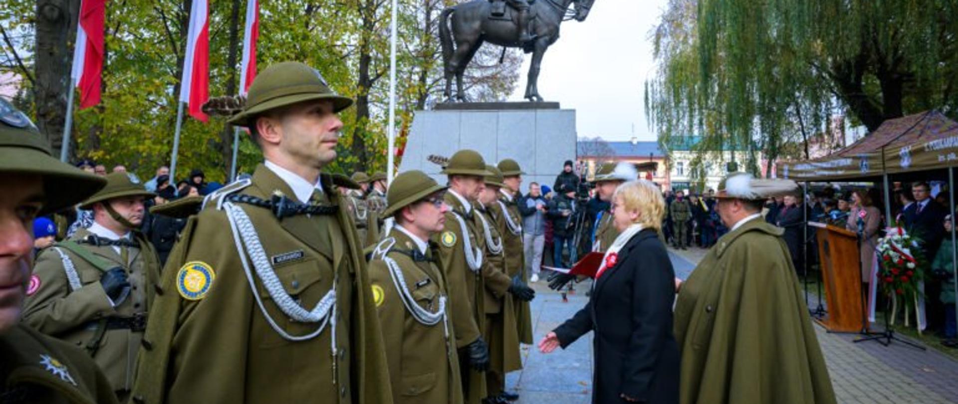 Uczestnicy narodowego święta niepodległości w Rzeszowie 