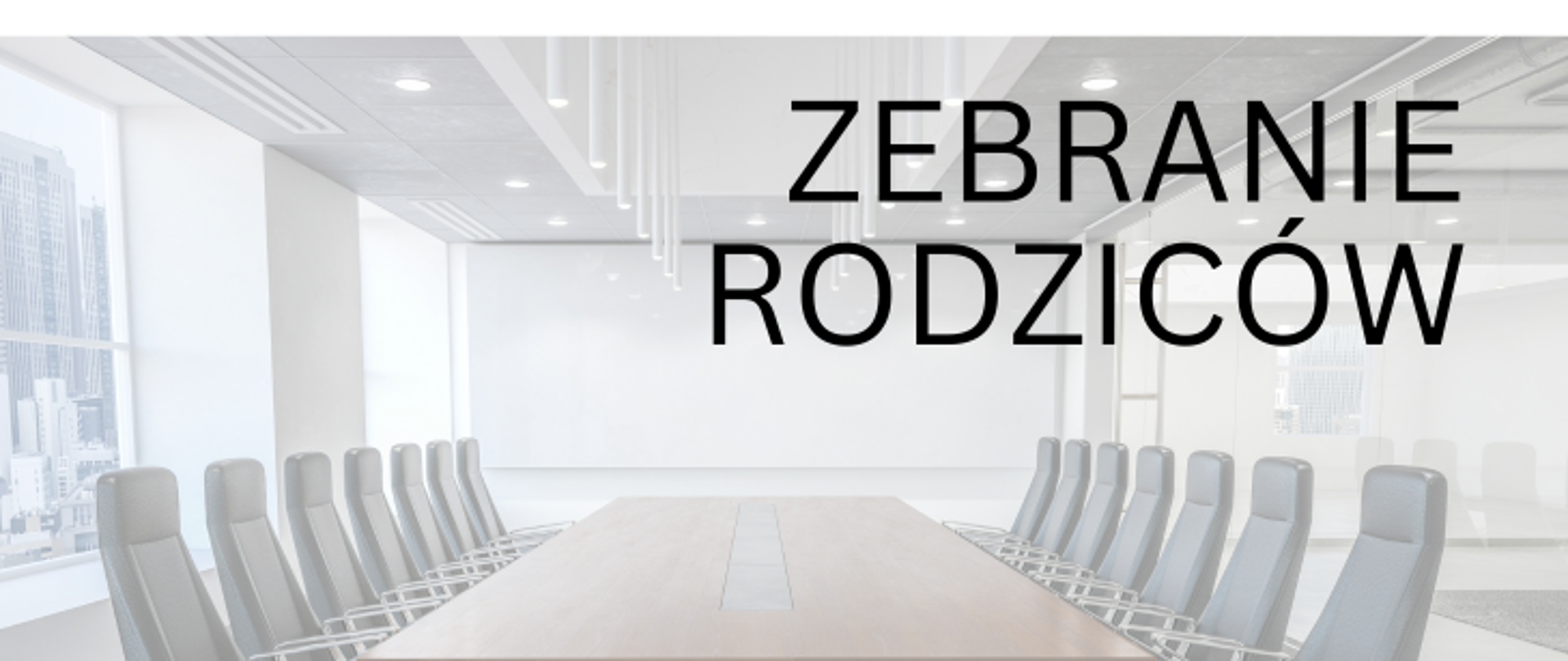 Baner zebranie rodziców