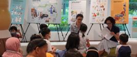NLB Book Donation at the Choa Chu Kang Public Library - storytelling session