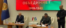 Podpisanie umowy o współpracy między MII wojny światowej w Gdańskeij a muzeum Szon-Szaraf w Taszkencie.jpg
