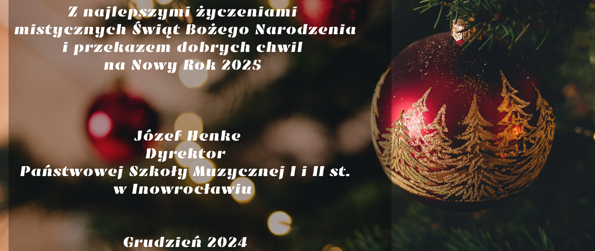 Zyczenia Świąteczno-Noworoczne 2024