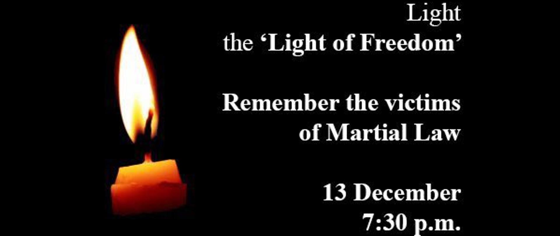 Martial Law - Light the Light of Freedom