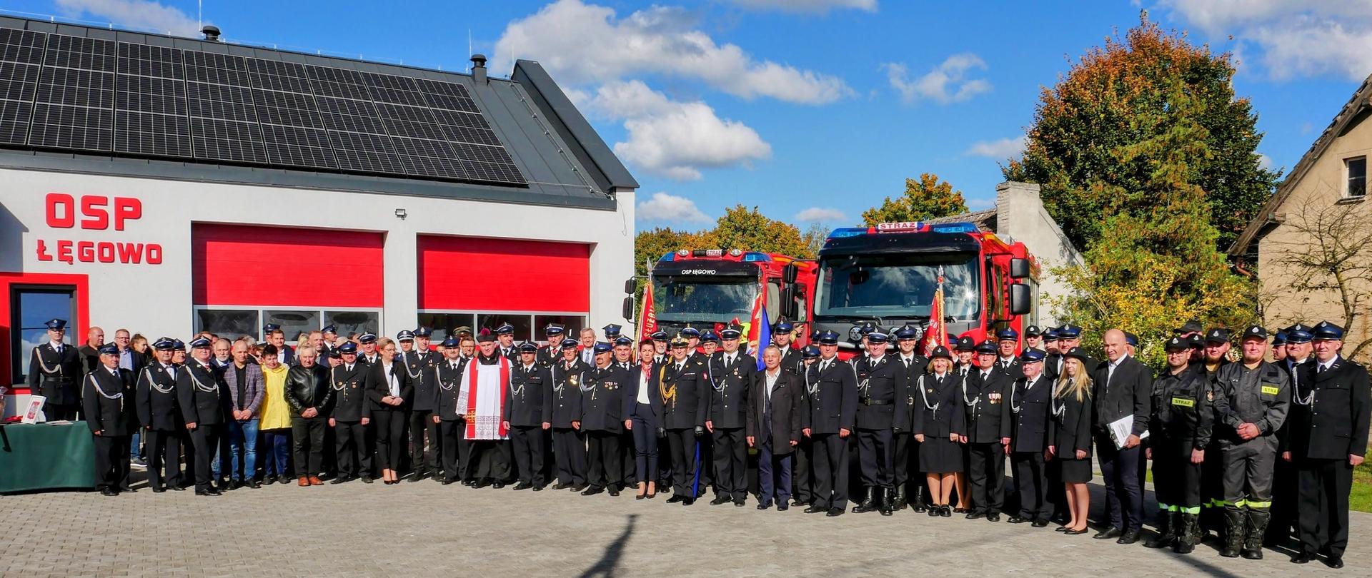 Nowa remiza i samochód dla OSP Łęgowo oraz GBA dla OSP Stare Kurowo