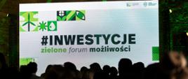 W Łódzkiej Specjalnej Strefie Ekonomicznej odbyło się wydarzenie #Inwestycje zielone forum możliwości - plansza informacyjna. 