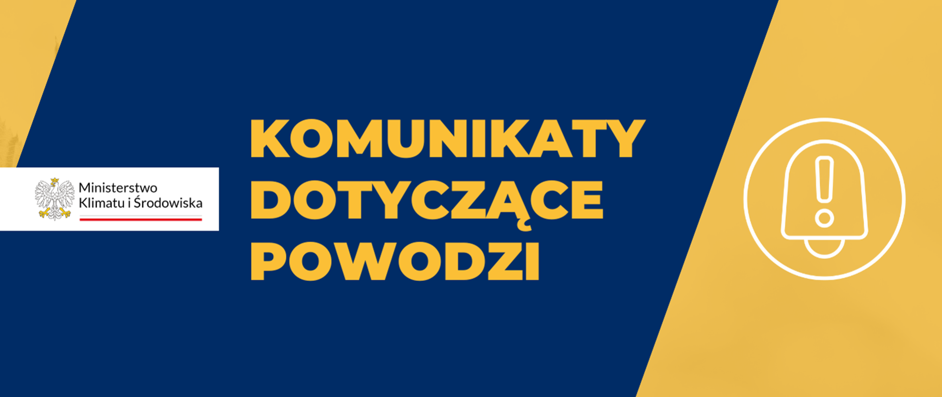 komunikaty dotyczące powodzi