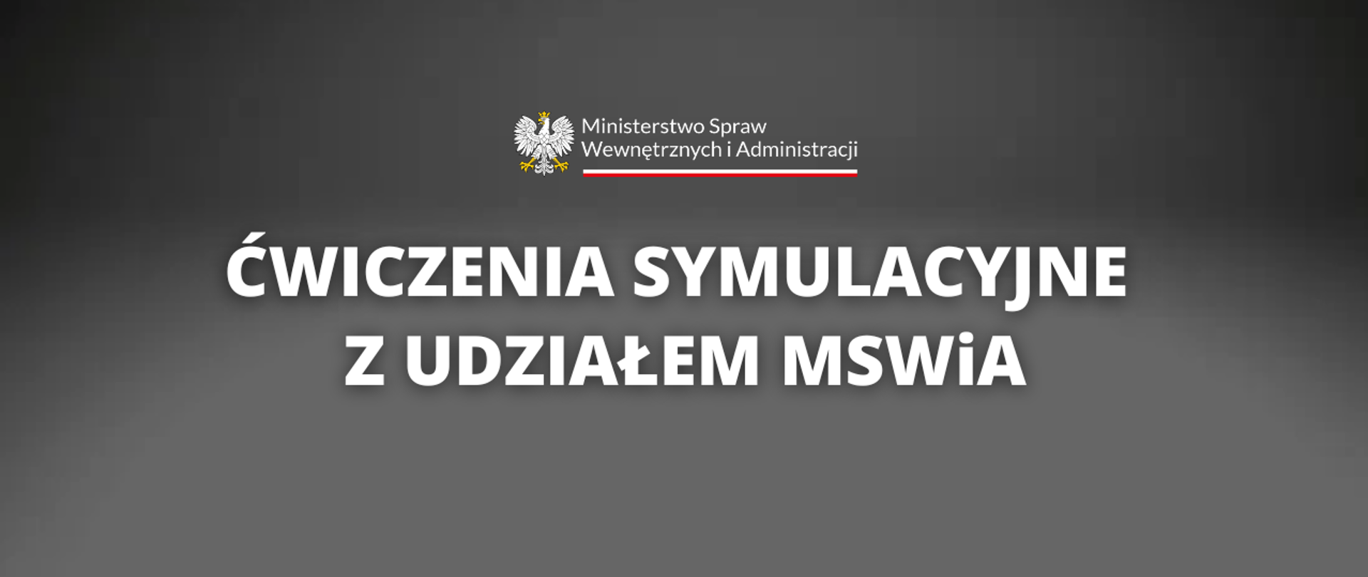 Ćwiczenia symulacyjne z udziałem MSWiA