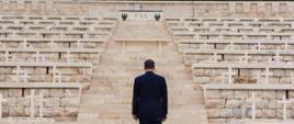 Minister Sikorki made a visit to Monte Cassino to pay respects to the fallen soldiers at the Polish War Cemetery.