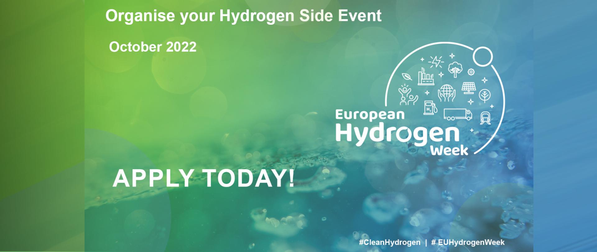 Zapraszamy na wydarzenie European Hydrogen Week 2022