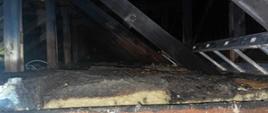 Pożar budynku restauracji w Obornikach