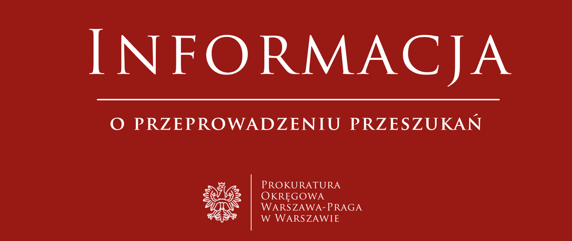 info o przeszukaniach