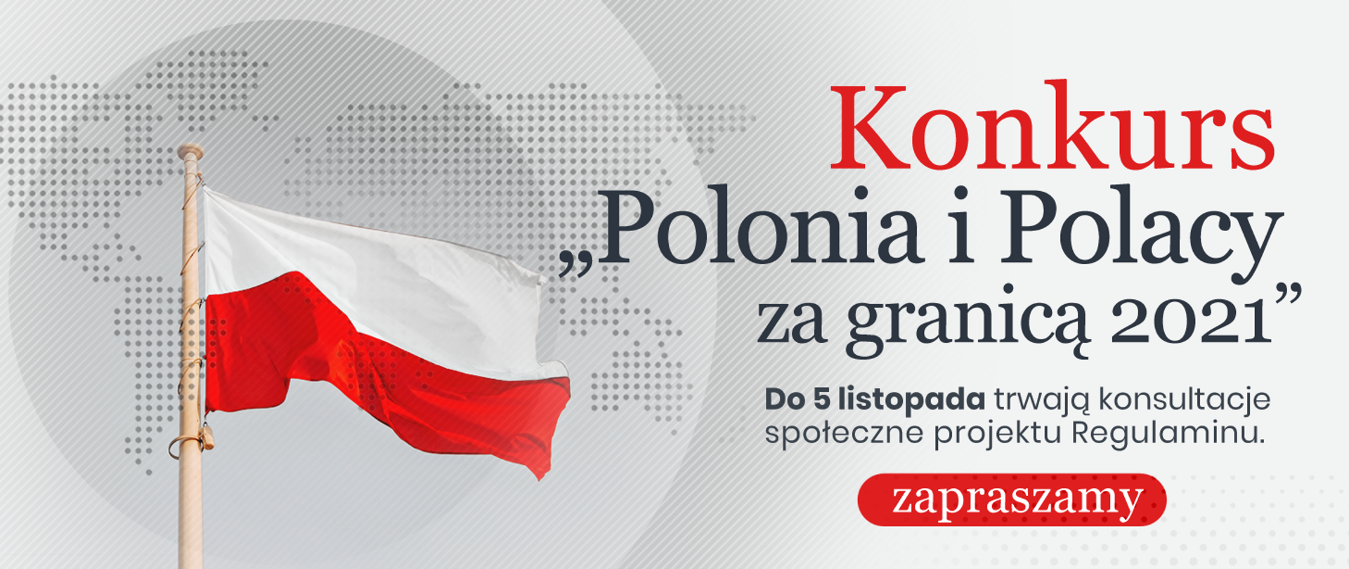 Konkurs "Polonia i Polacy za granicą" do 5 listopada trwają konsultacje społeczne
