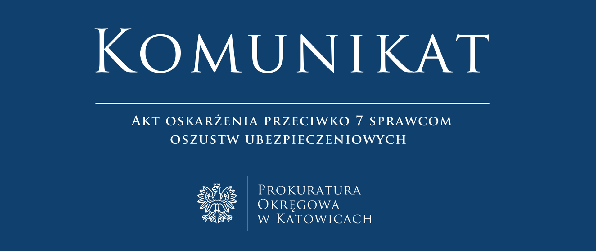 Akt oskarżenia przeciwko 7 sprawcom oszustw ubezpieczeniowych