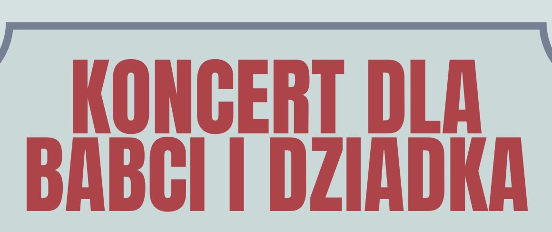 w centralnej części grafiki przedstawiające grzechotki, trąbkę, gitarę, saksofon, tamburyno, nuty oraz klucz wiolinowy, całość na błękitnym tle