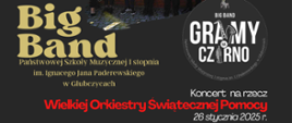 Koncert Big Bandu PSM I stopnia w Głubczycach w ramach Wielkiej Orkiestry Świątecznej Pomocy - 26 stycznia 2025 r