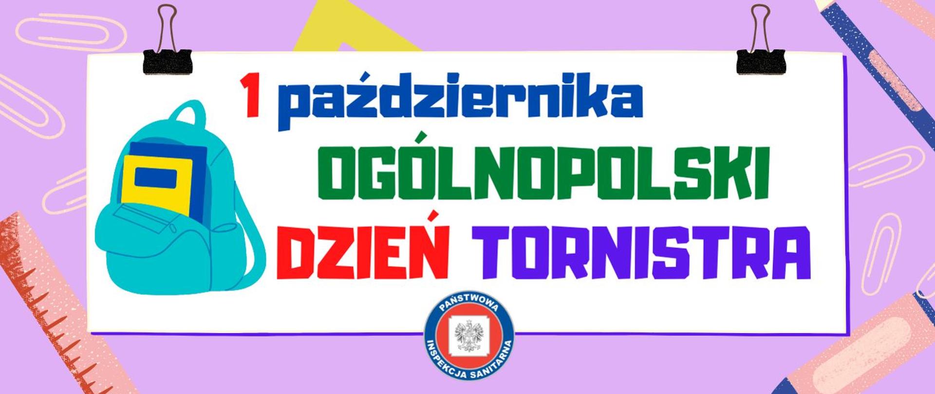 Infografika - Ogólnopolski Dzień Tornistra