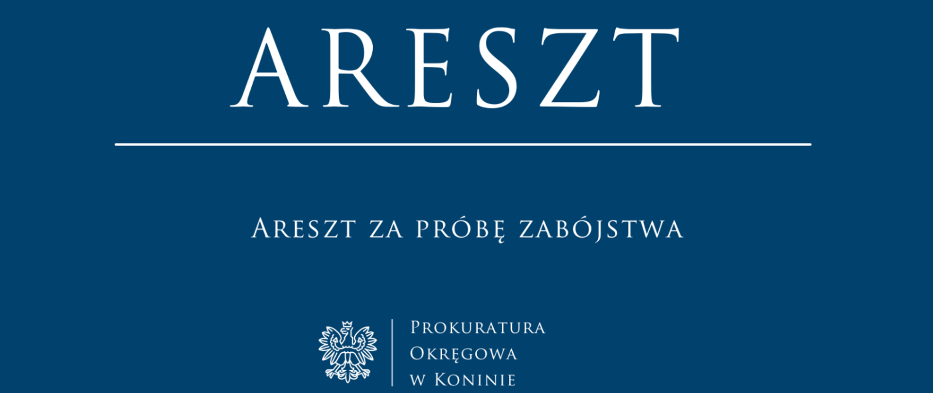 Areszt za próbę zabójstwa