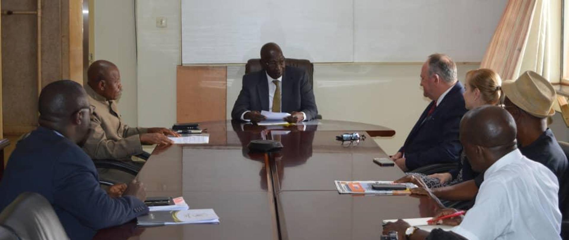 Konsultacje przedstawicieli Ambasady RP w Nairobi w Ministerstwie Handlu, Przemysłu i Kooperatyw Republiki Ugandy