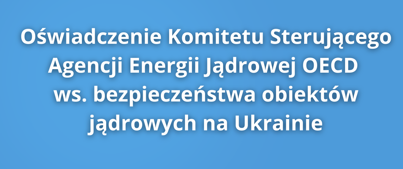 O Wiadczenie Komitetu Steruj Cego Agencji Energii J Drowej Oecd Ws