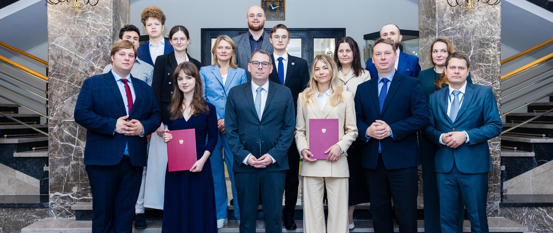 Deputy Minister Jakub Wisniewski presented nominations to youth delegates to UN 2024/2025