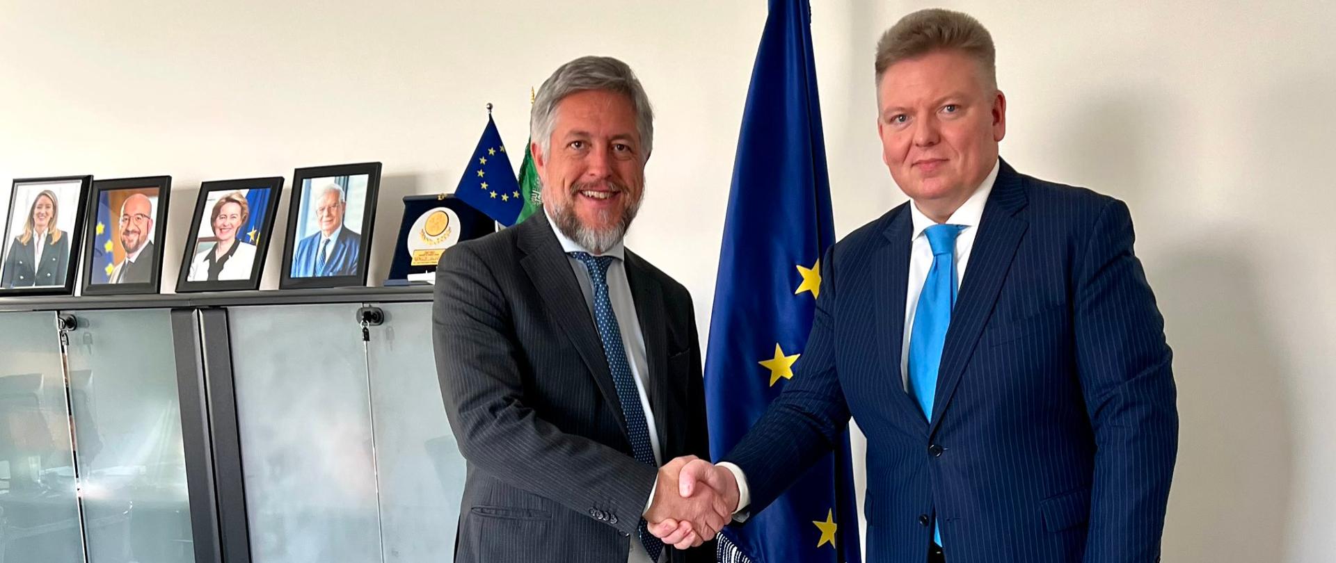With EU Ambassador