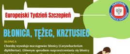 Błonica Tężec Krztusiec