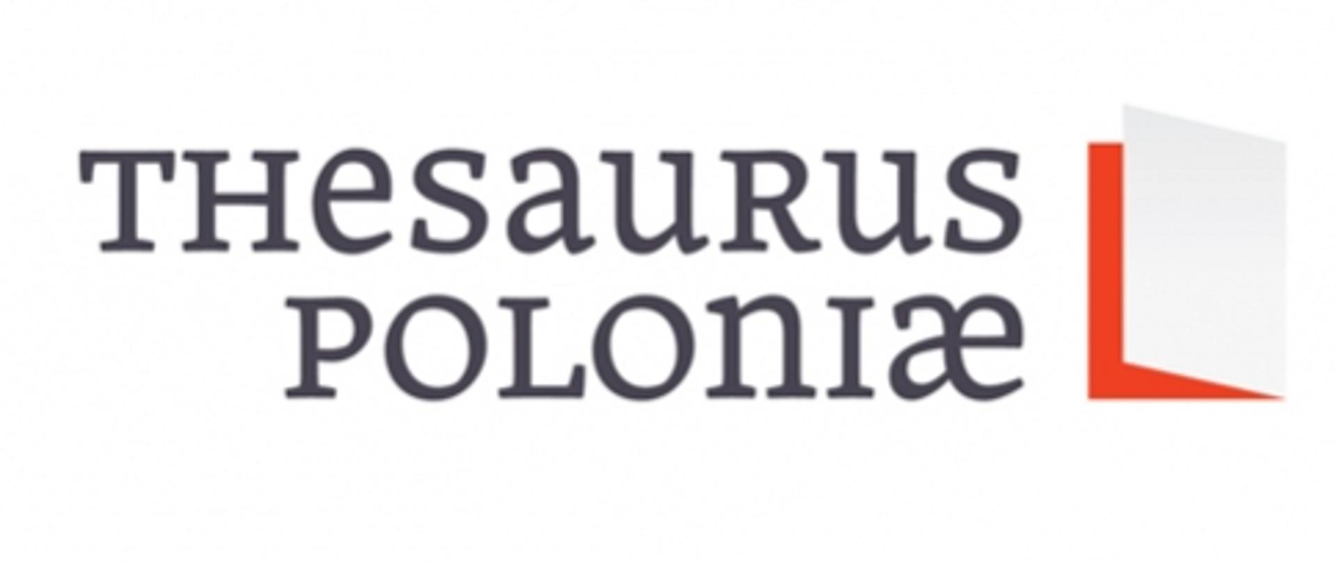 Thesaurus_Poloniae_logo_poziom_detail