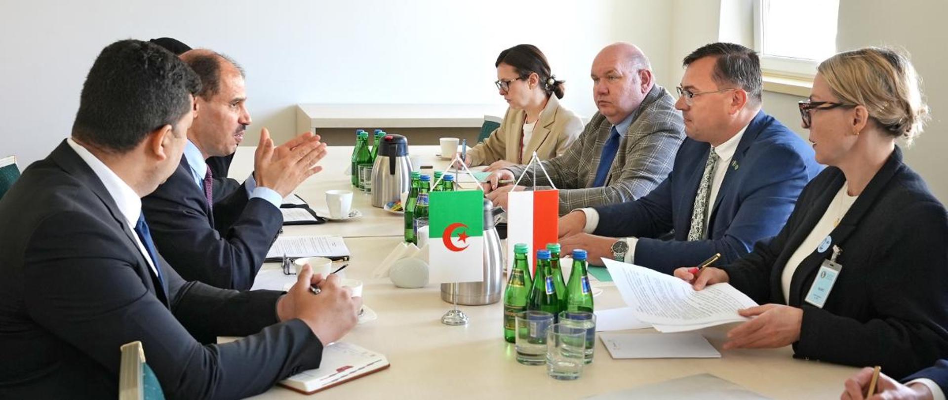 Meeting between the Secretary of State Stefan Krajewski and the Ambassador of Algeria (photo by the Ministry of Agriculture and Rural Development)