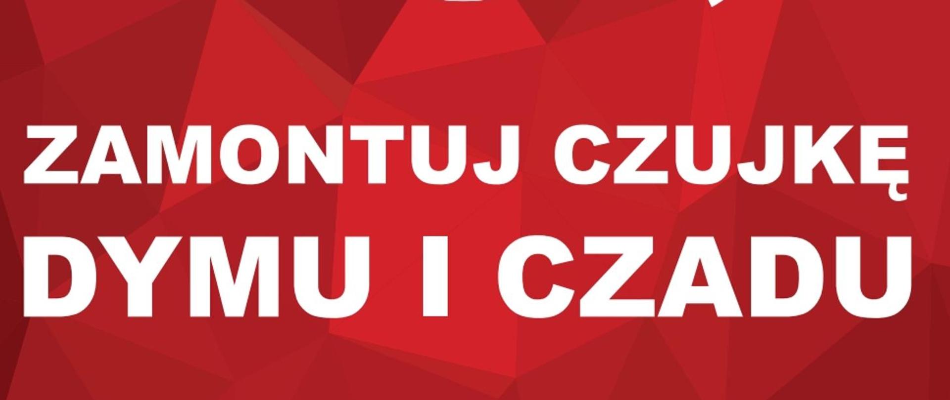 Grafika Zamontuj czujkę dymu i czadu