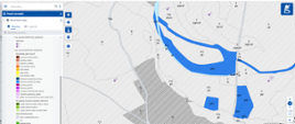 wizualizacja fragmentu mapy glebowo-rolniczej dla woj. podkarpackiego.