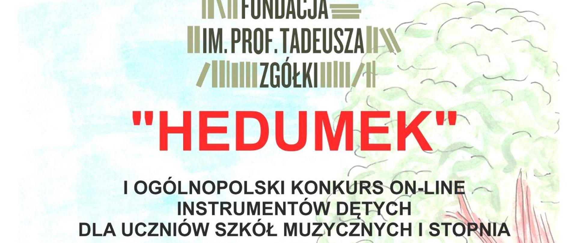 Hedumek - Ogólnopolski konkurs on-line instrumentów dętych dla uczniów szkół muzycznych I stopnia