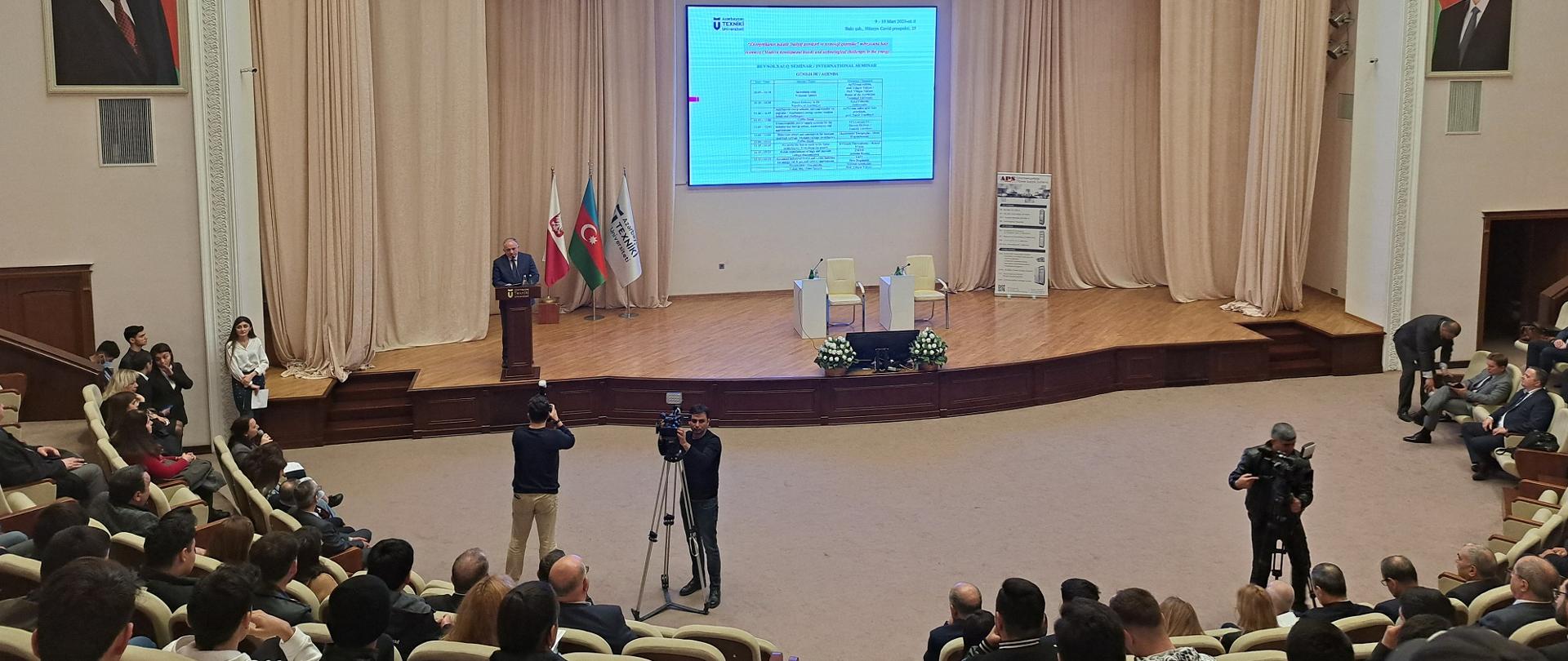 Seminarium nt. współczesnych trendów rozwojowych i wyzwań w energetyce (Baku, 9.03.2023)