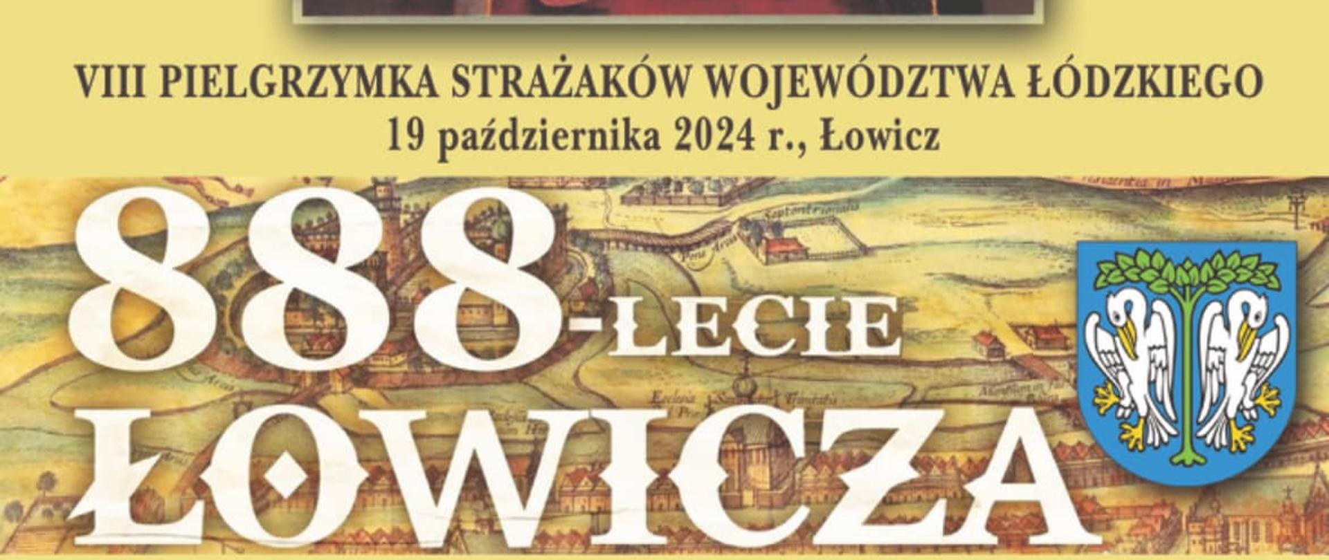 Zdjęcie przedstawia Maryję z dzieciątkiem oraz napis informujący o pielgrzymce 