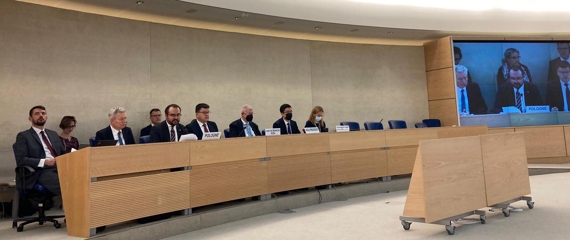 Deputy Minister Jabłoński chaired the 41st session of the Universal Periodic Review (UPR) on Poland during the UN Human Rights Council in Geneva