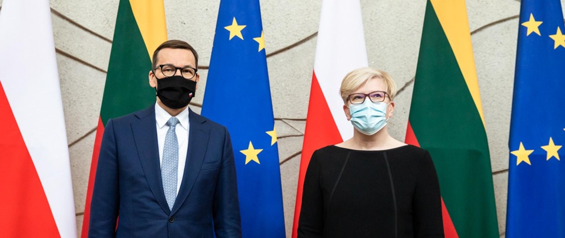 Mateusz Morawiecki i Ingrida Šimonytė