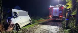 Wypadek drogowy w miejscowości Boronice.