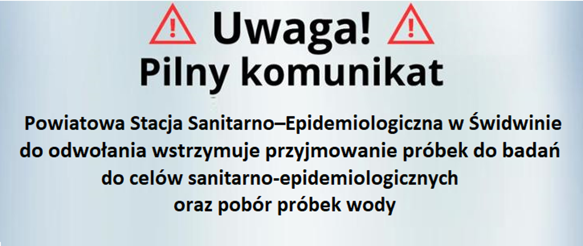 Z uwagi na panujący stan epidemii i rosnącą liczbę zakażeń SARS-CoV-2 działalności Stacji została częściowo ograniczona