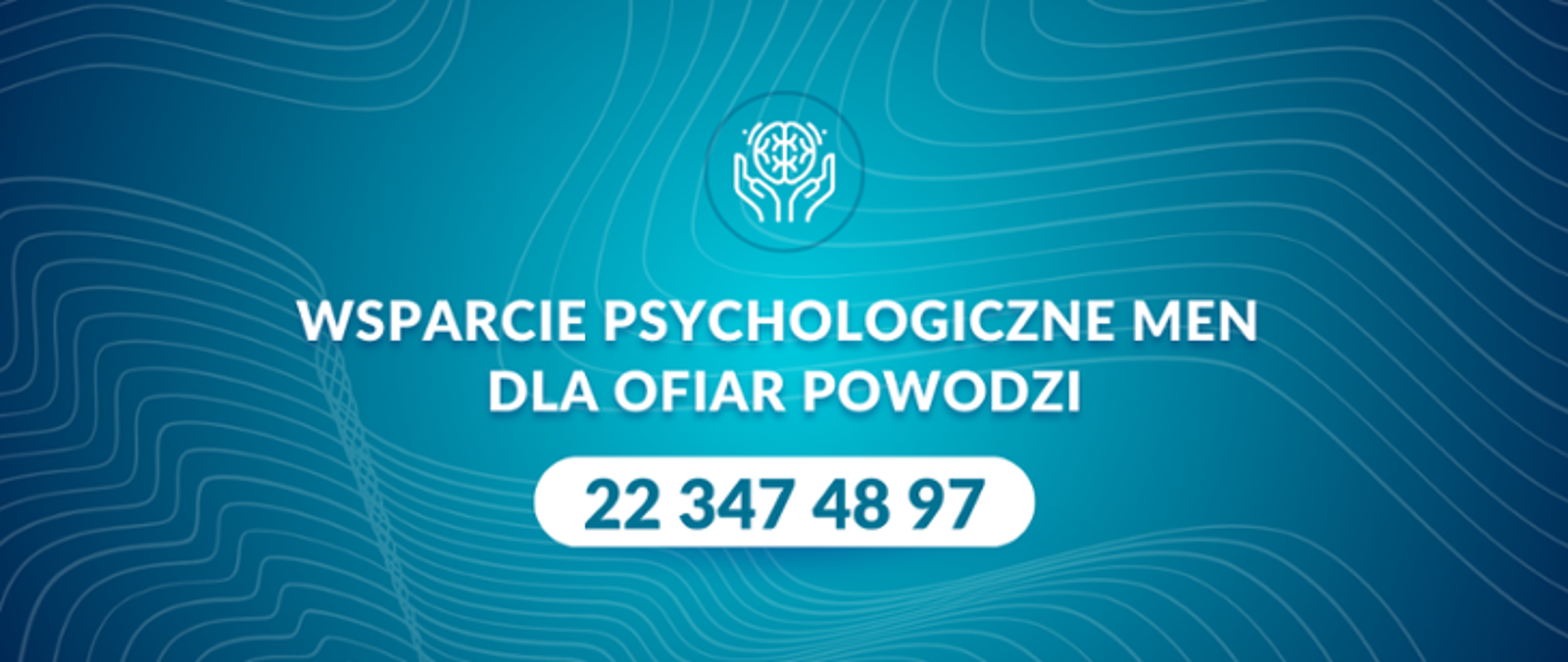 wsparcie psychologiczne men dla ofiar powodzi. nr tel.: 22 346 38 97