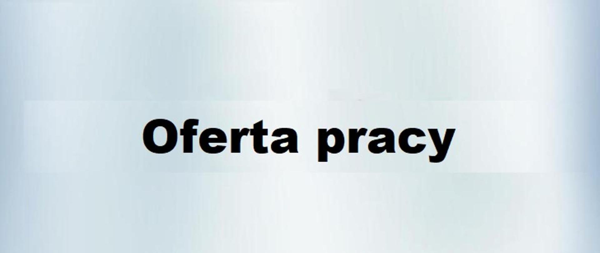 Oferta Pracy