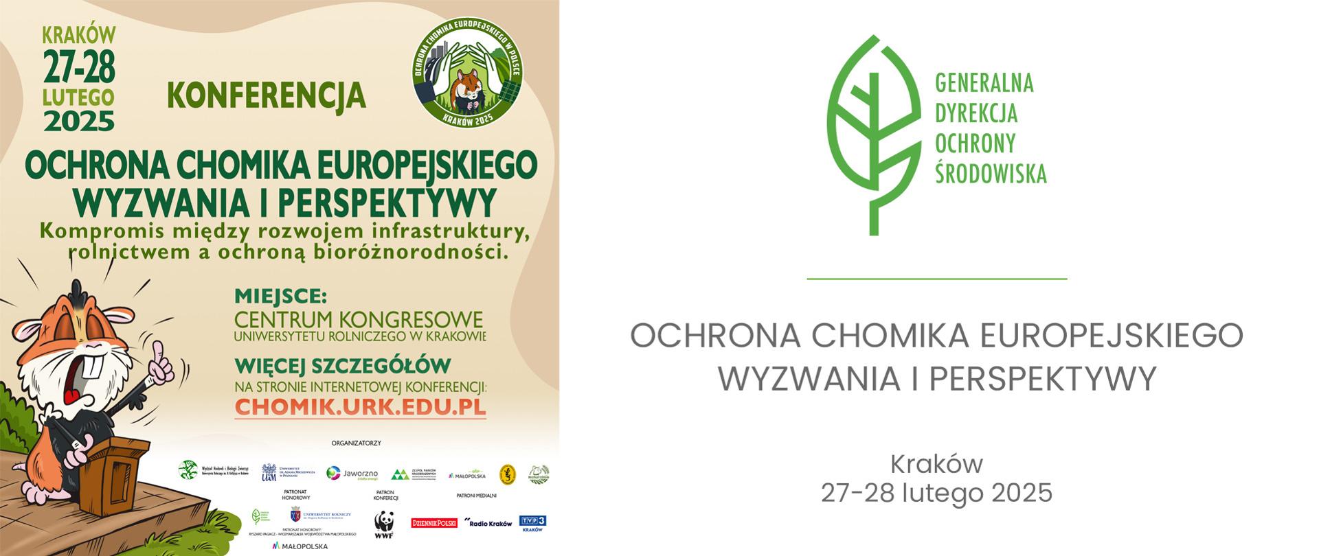 Konferencja „Ochrona chomika europejskiego w Polsce – wyzwania i perspektywy” pod Patronatem Honorowym GDOŚ