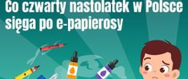 Uwaga - Co czwarty nastolatek w Polsce sięga po e-papierosy - format panorama