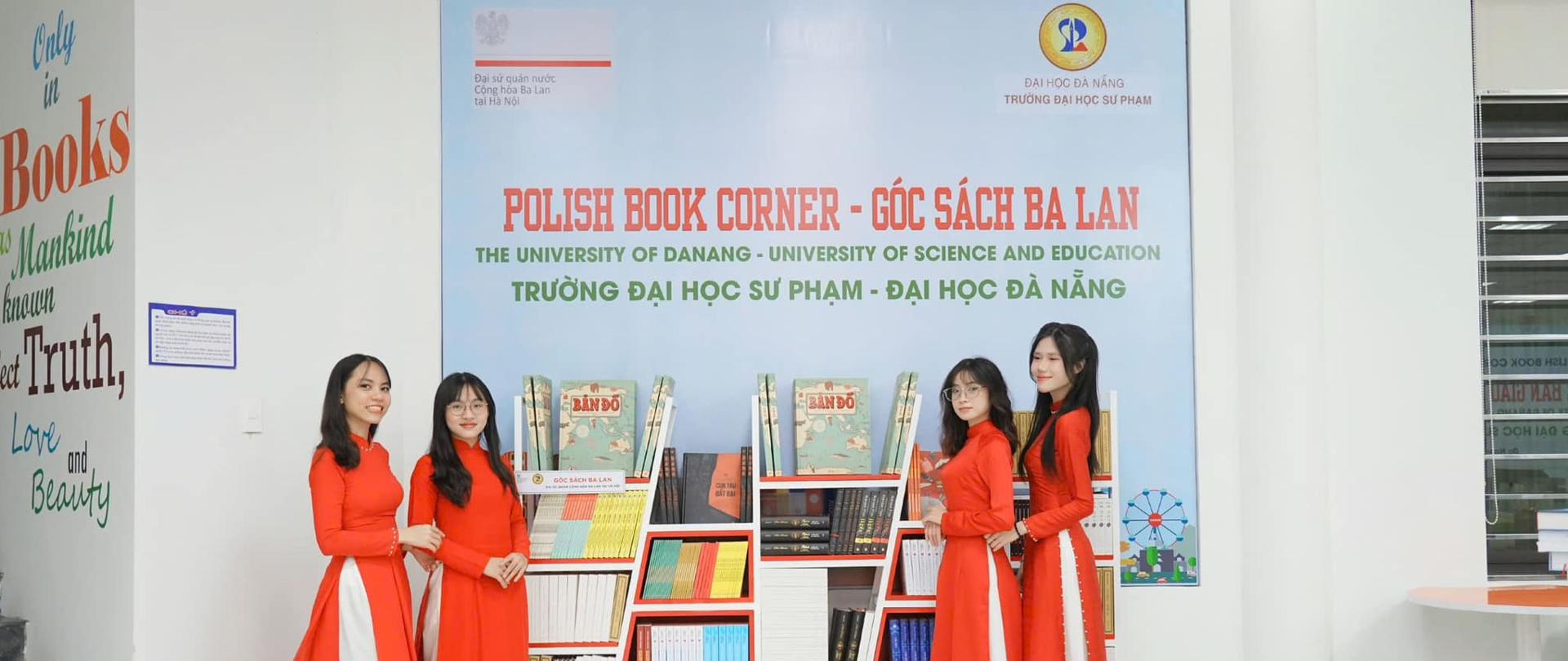 Polish book corner in Danang