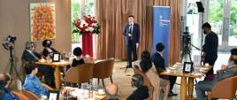 Uroczystość odsłonięcia drzewka ku pamięci Krzysztofa Pendereckiego, Przemówienie prezesa Singapurskiej Orkiestry Symfonicznej , pana Hak-Peng Chng