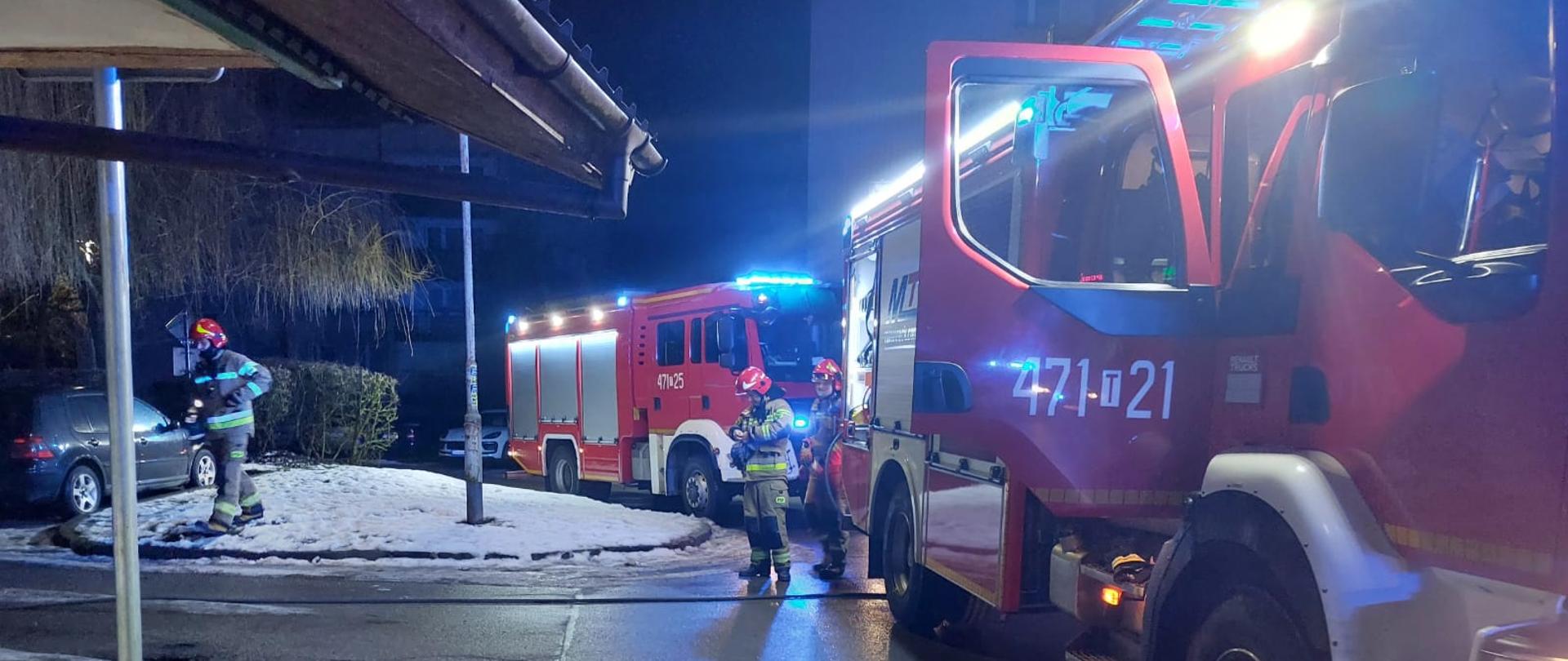 
Pożar budynku handlowego w Sandomierzu
