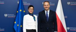 Minister Radosław Sikorski meets with EU Enlargement Commissioner Marta Kos