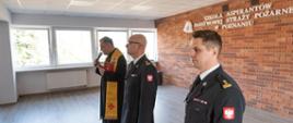 Uroczyste spotkanie przedświąteczne w Szkole Aspirantów Państwowej Straży Pożarnej w Poznaniu.
