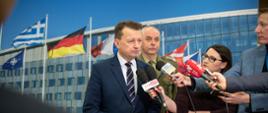 Minister Mariusz Błaszczak wziął udział w spotkaniu ministrów obrony narodowej państw NATO w Brukseli, 12 lutego 2020