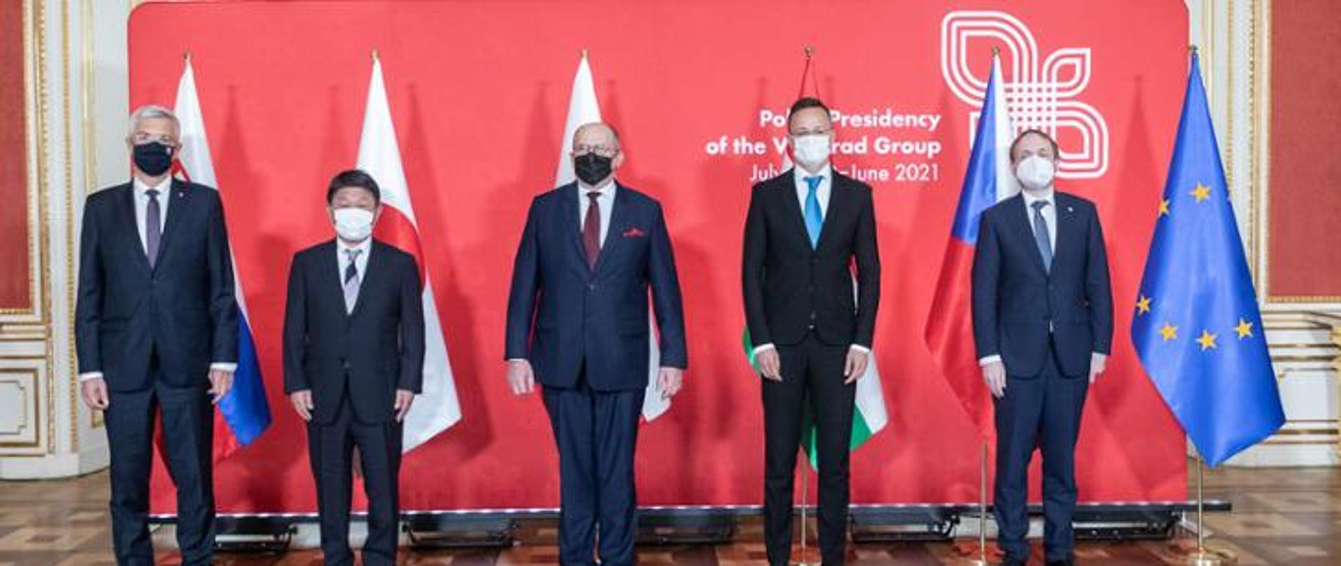 Meeting of foreign ministers of the Visegrad Group and Japan