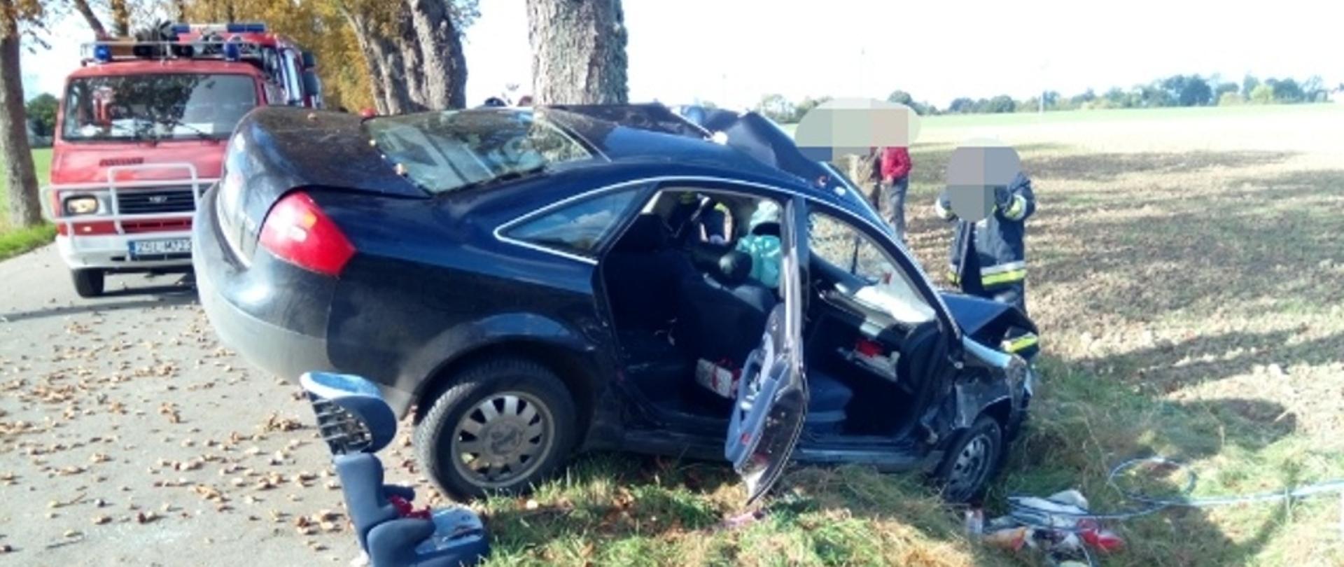 Wypadek drogowy Wiekowice gmina Darłowo